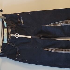 Off-White Flared Pinstripe Jeans